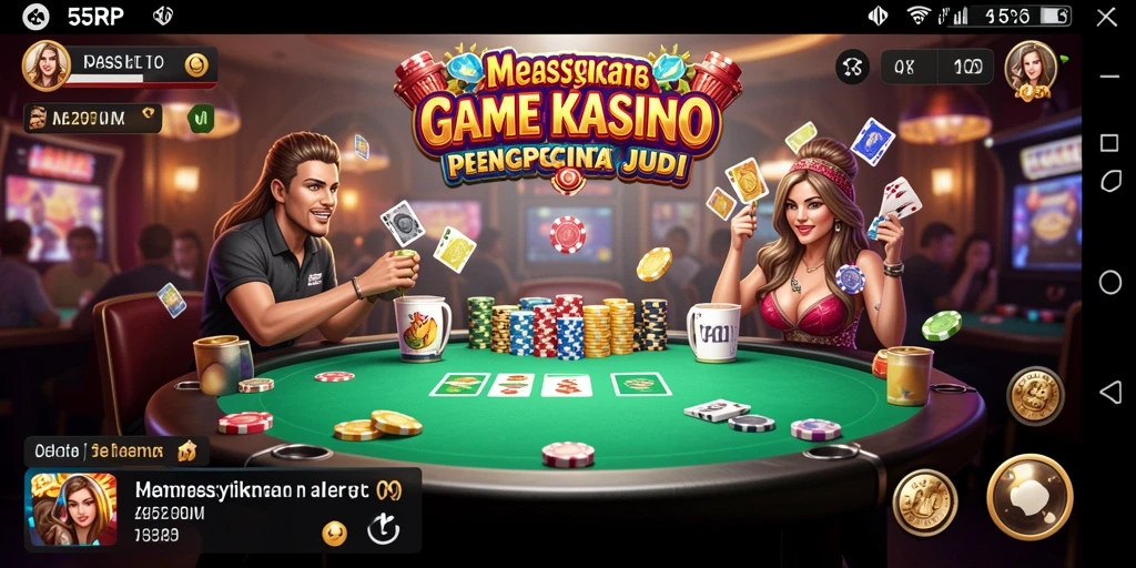 Tampilan screenshot gameplay Kasino 55RP yang menarik dan interaktif.