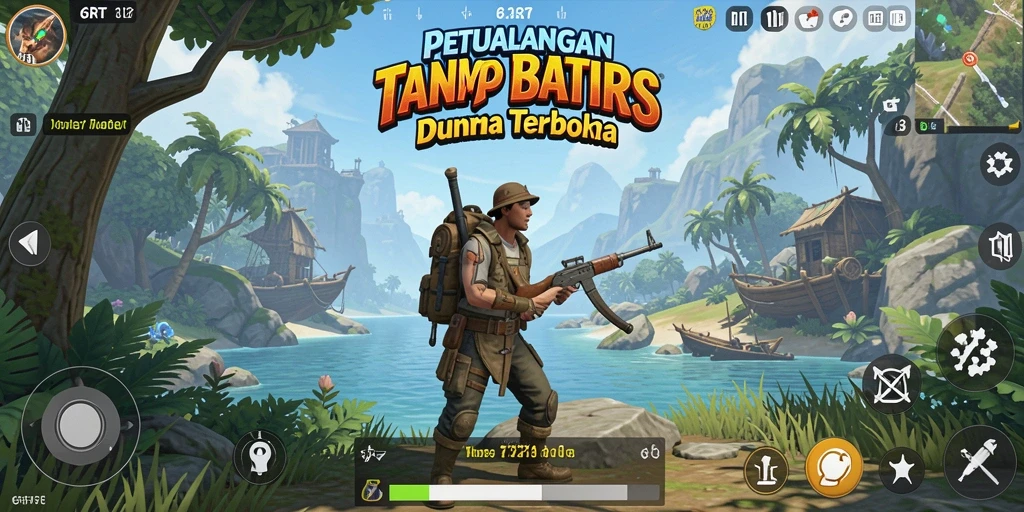 Tampilan gameplay <strong>6RT</strong> yang menakjubkan di dunia terbuka.