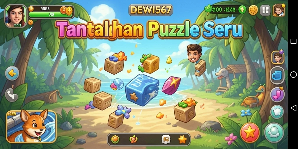 Tampilan gameplay DEWI567 yang menantang dan menarik.