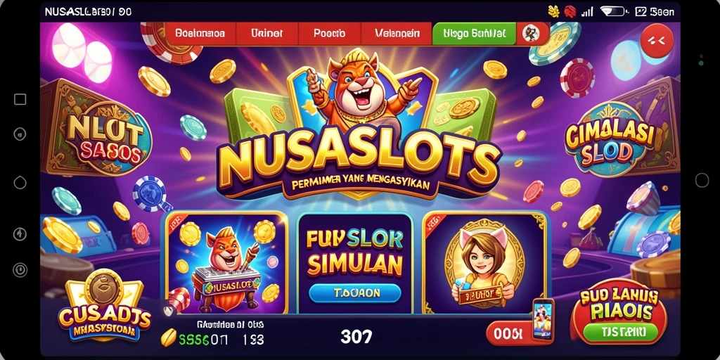 Tampilan gameplay menawan dan menyenangkan di NUSASLOTS.