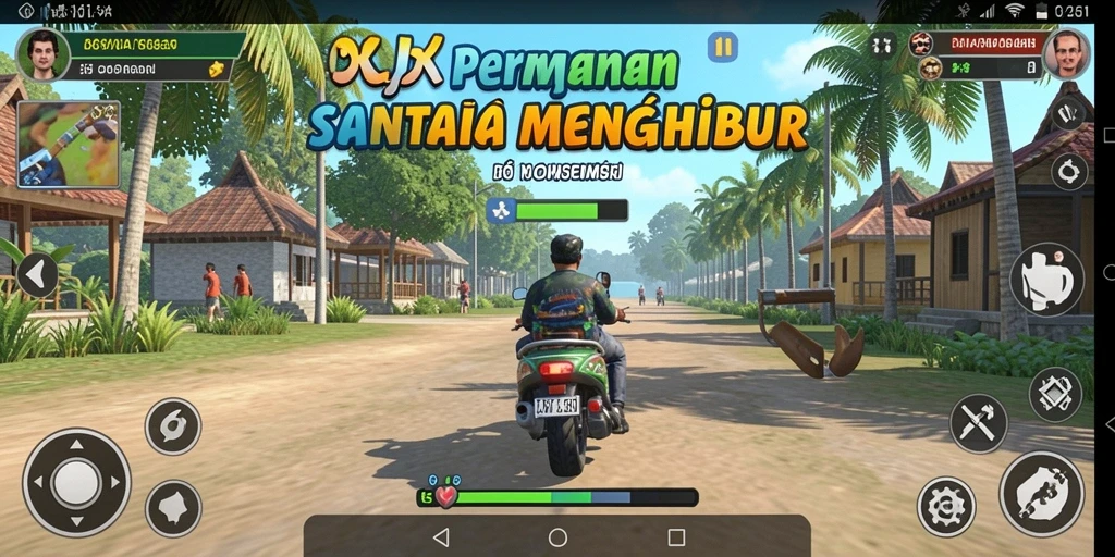 Screenshot OKJK menampilkan gameplay yang seru dan menyenangkan.